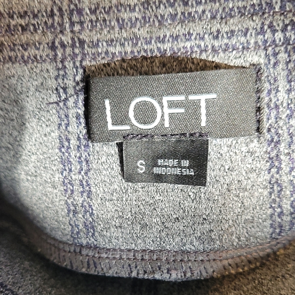 Loft S Plaid Checkered Pants - Picture 9 of 9